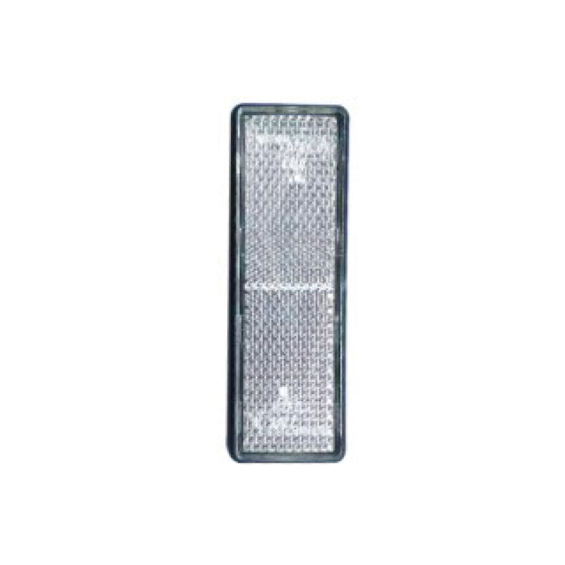 Riflettore rettangolare con certificato ADR ed E-Mark bianco/ambra/rosso JH109-B