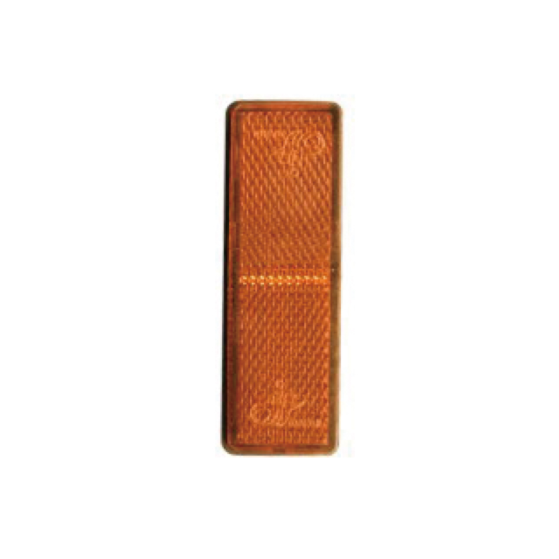 Riflettore rettangolare con certificato ADR ed E-Mark bianco/ambra/rosso JH109-C