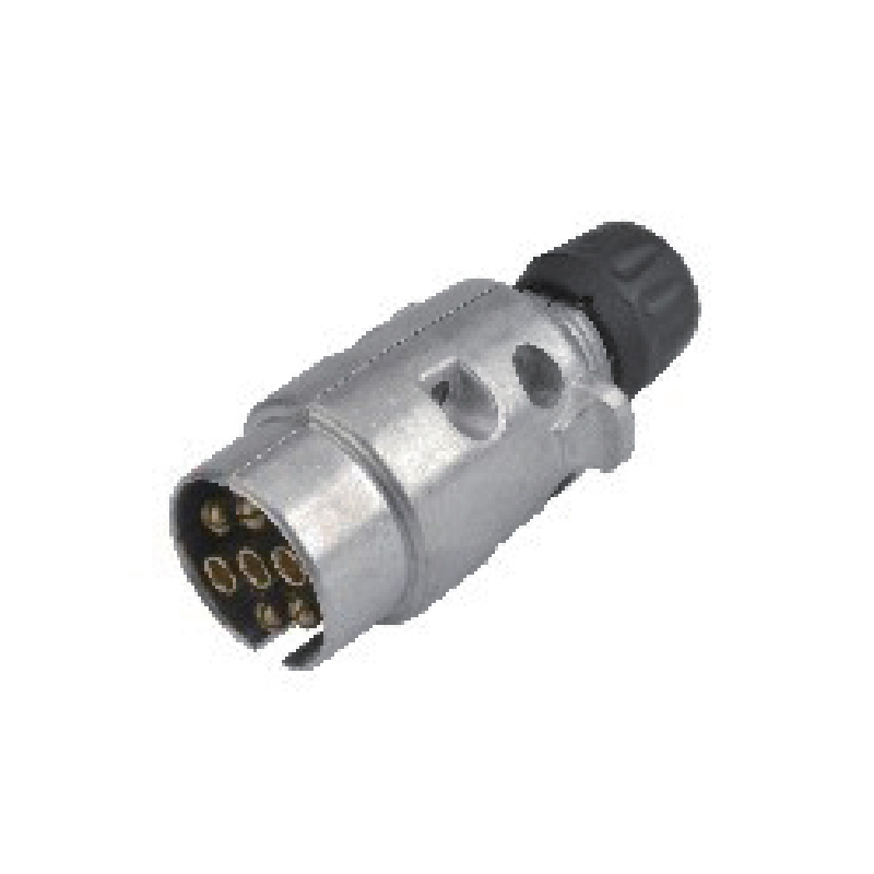 Spina rotonda grande a 7 pin in alluminio stile JH015-B